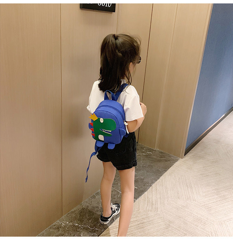 Cartable dinosaure maternelle dessin animé brodé