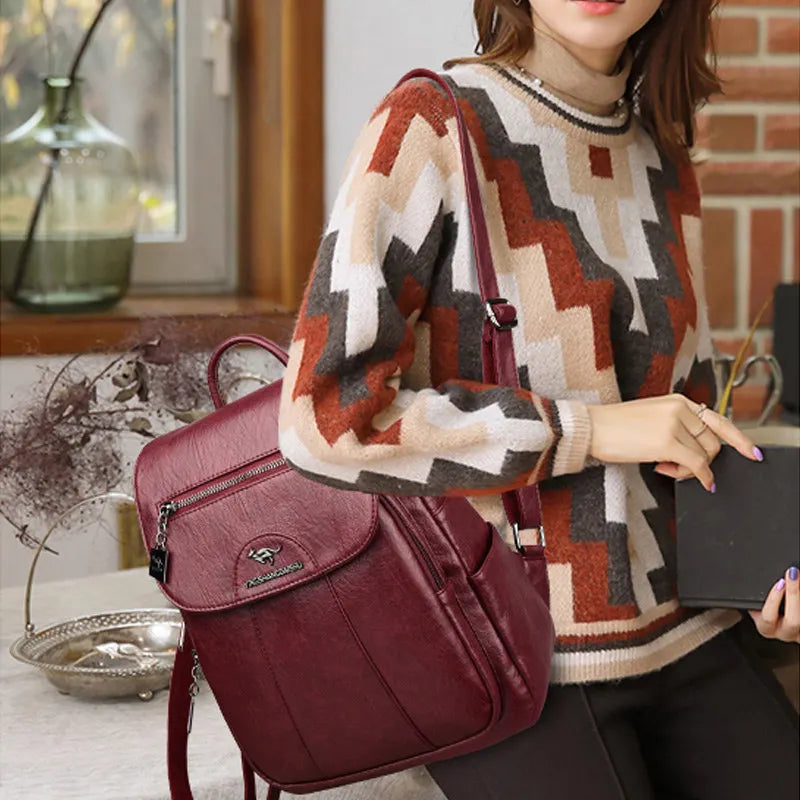 Sac à Dos Femme Vintage Élégant – Chic, Pratique et Intemporel