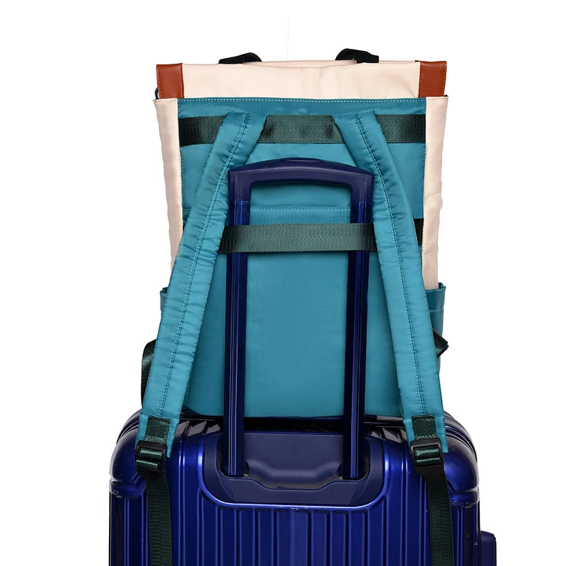 Oxford Élégance™ – Grand Sac à Dos Femme Imperméable 30L | Sac Scolaire Tendance, Voyage & Ordinateur