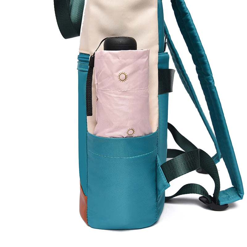 Oxford Élégance™ – Grand Sac à Dos Femme Imperméable 30L | Sac Scolaire Tendance, Voyage & Ordinateur