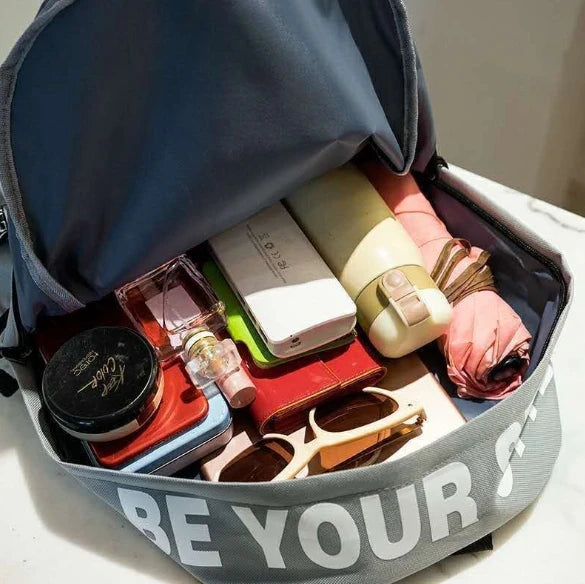 🎒 Sac à Dos Étudiant Tendance Grande Capacité – Style Coréen à Petit Prix