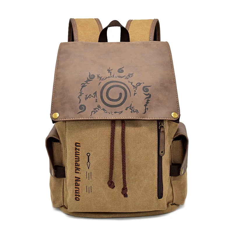 🎒 Sac à Dos Manga – One Piece, Naruto et Attaque des Titans | Sac Anime Vintage Unisexe