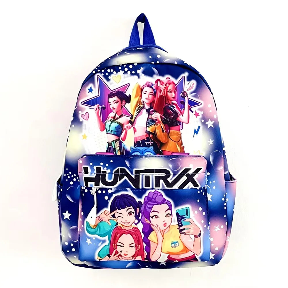 Sac à Dos Fille Demon Hunter – Sac Scolaire Anime Fantaisie Résistant et Tendance