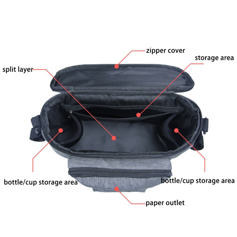 Sac à langer de grande capacité