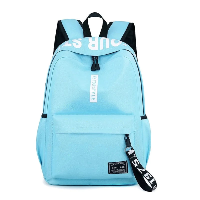 🎒 Sac à Dos Étudiant Tendance Grande Capacité – Style Coréen à Petit Prix