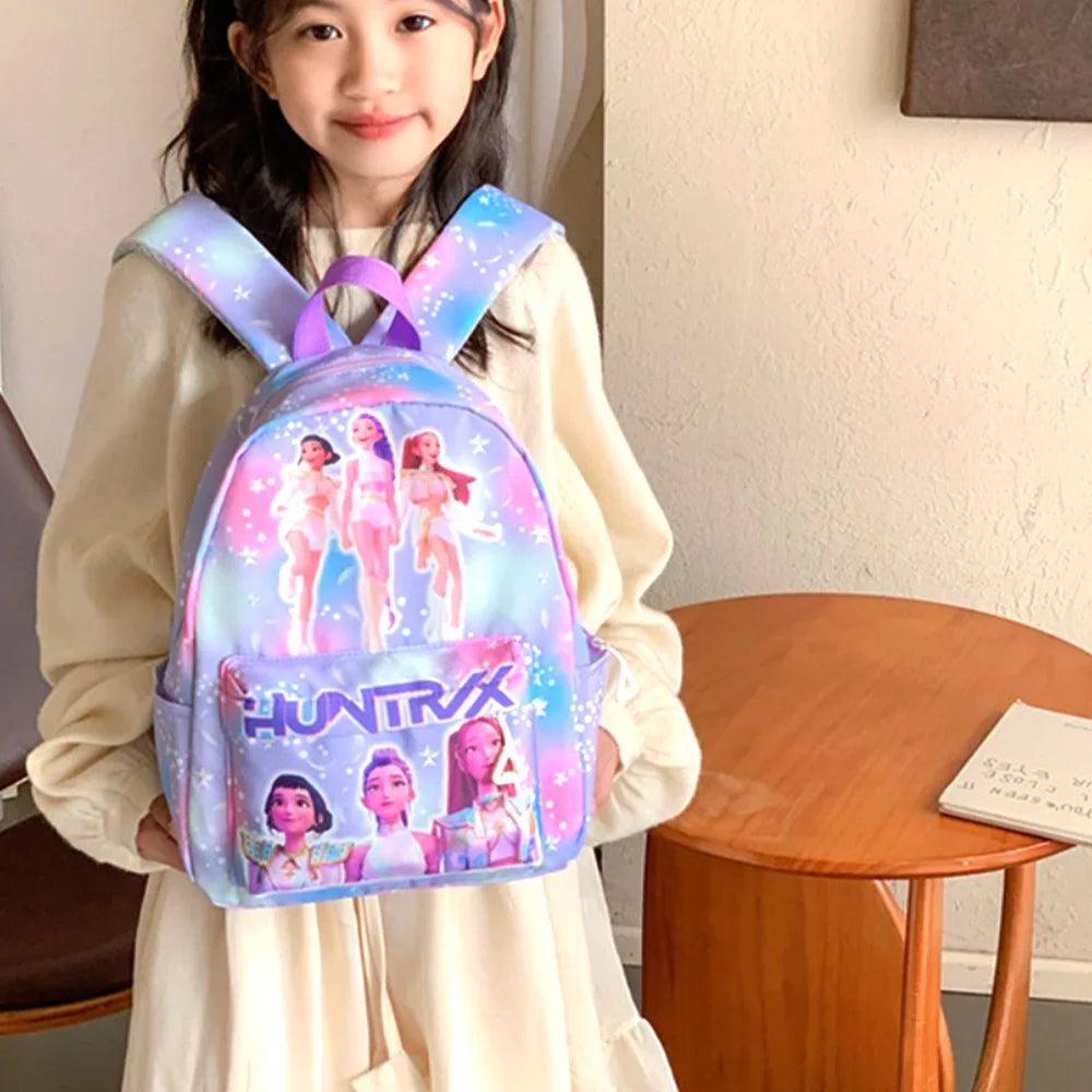 Sac à Dos Fille Demon Hunter – Sac Scolaire Anime Fantaisie Résistant et Tendance