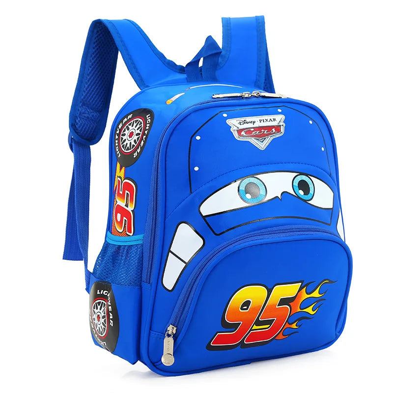 Sac à Dos Maternelle Disney Cars – Cartable Flash McQueen Enfant 3 à 6 Ans