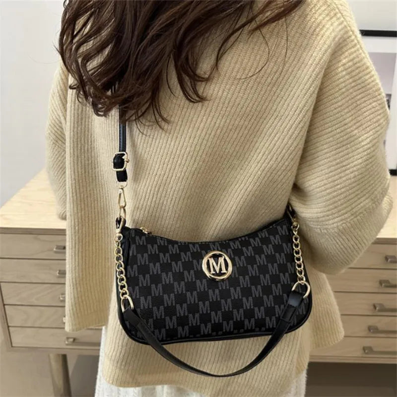 Sac à Main Femme Bandoulière – Petit Sac Chic Vintage en Cuir PU | Mila™