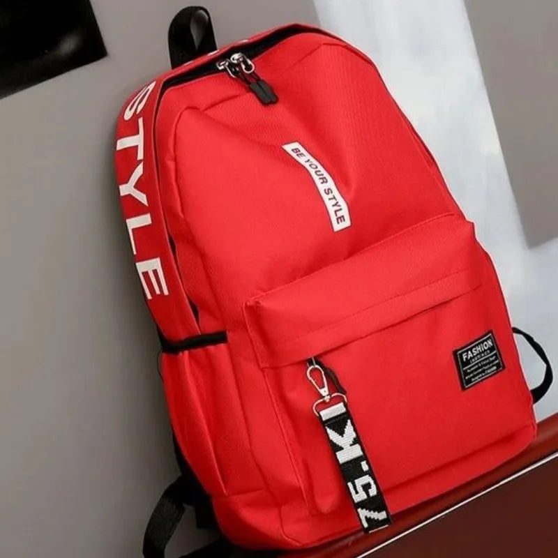 🎒 Sac à Dos Étudiant Tendance Grande Capacité – Style Coréen à Petit Prix