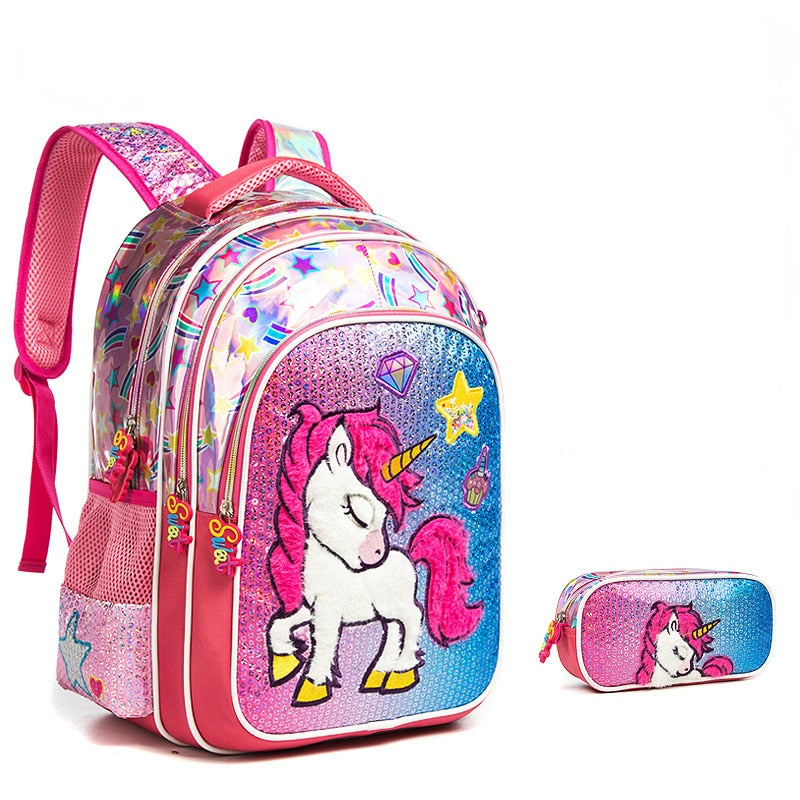 Sac à dos enfant fille + Accessoire
