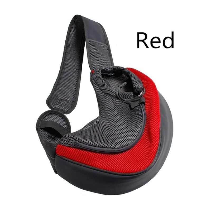 Sac bandoulière de transport pour chien