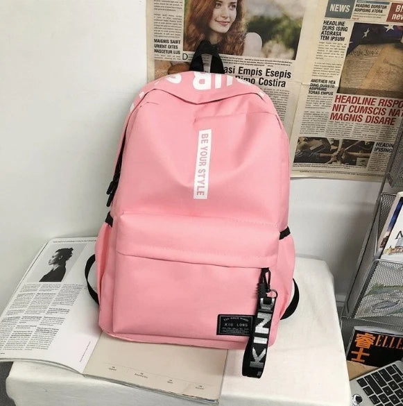 🎒 Sac à Dos Étudiant Tendance Grande Capacité – Style Coréen à Petit Prix