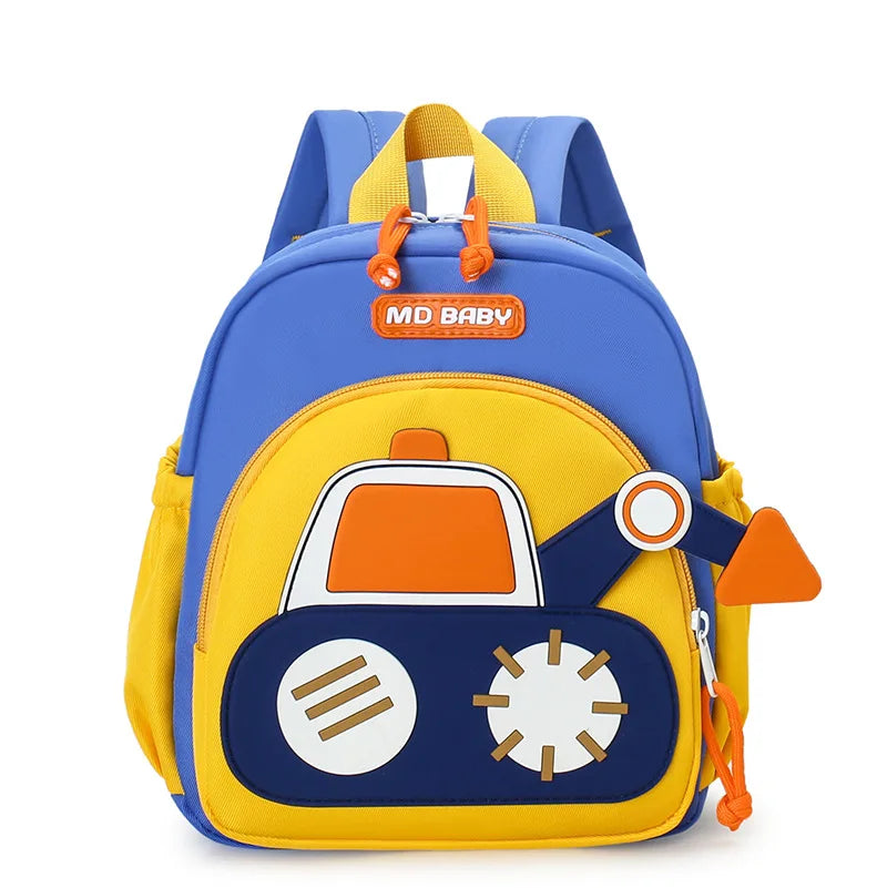 🚧 Sac à Dos Maternelle Camion de Chantier – Petit Sac Enfant 3 à 6 Ans