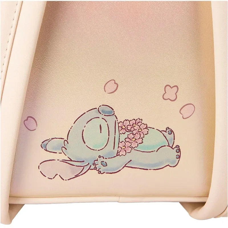 🎀 Sac à Dos Loungefly Disney Stitch Rose – Mini Backpack Kawaii Lilo & Stitch