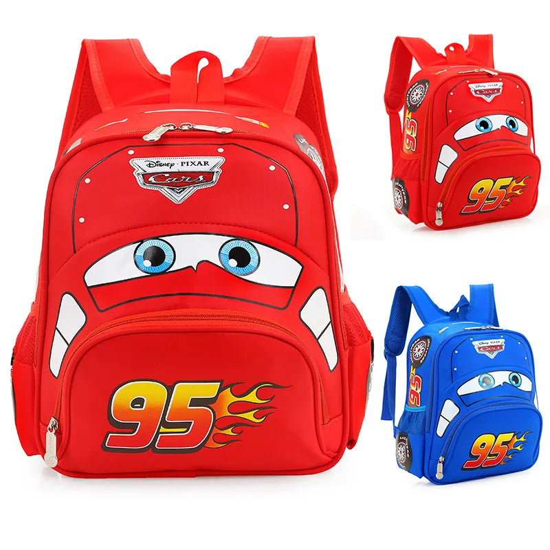 Sac à Dos Maternelle Disney Cars – Cartable Flash McQueen Enfant 3 à 6 Ans