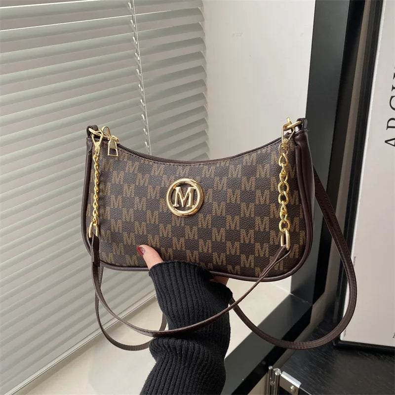 Sac à Main Femme Bandoulière – Petit Sac Chic Vintage en Cuir PU | Mila™
