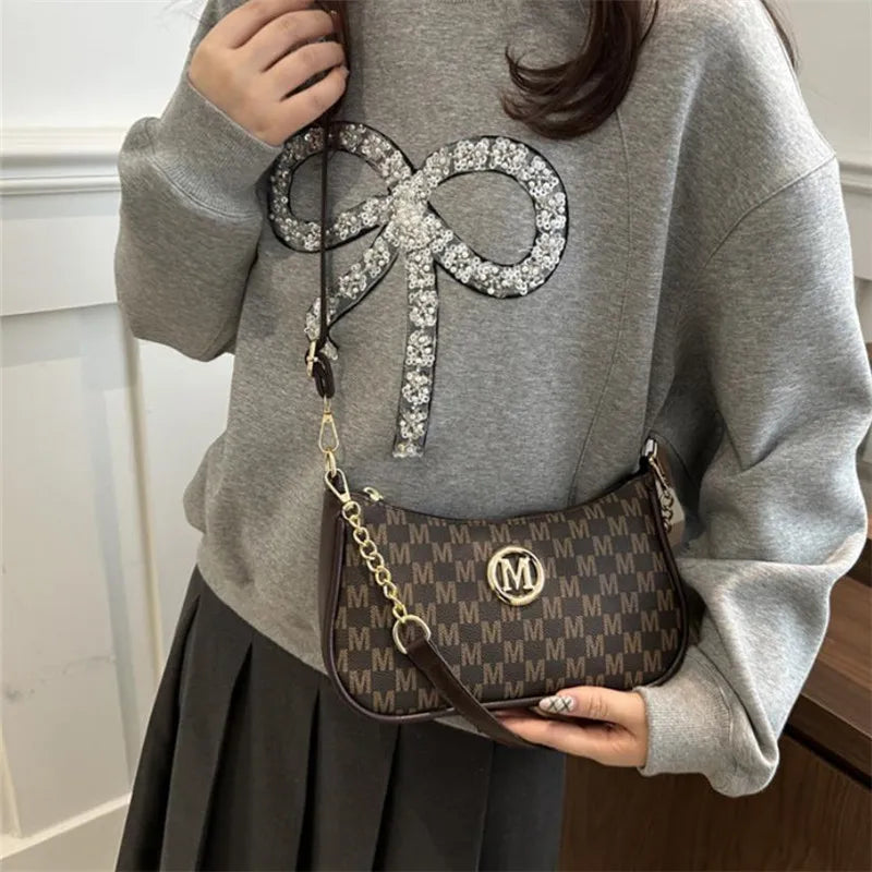 Sac à Main Femme Bandoulière – Petit Sac Chic Vintage en Cuir PU | Mila™