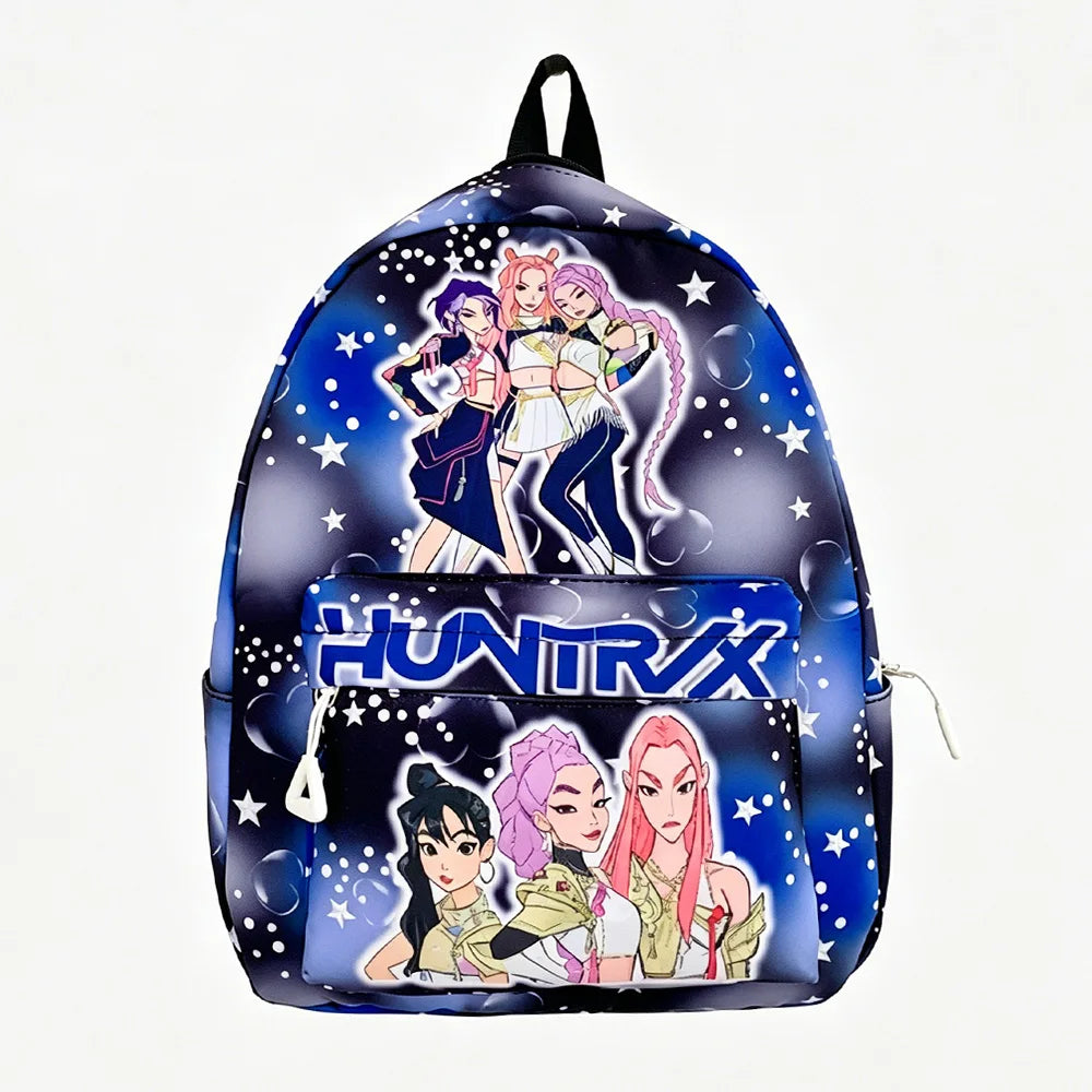 Sac à Dos Fille Demon Hunter – Sac Scolaire Anime Fantaisie Résistant et Tendance