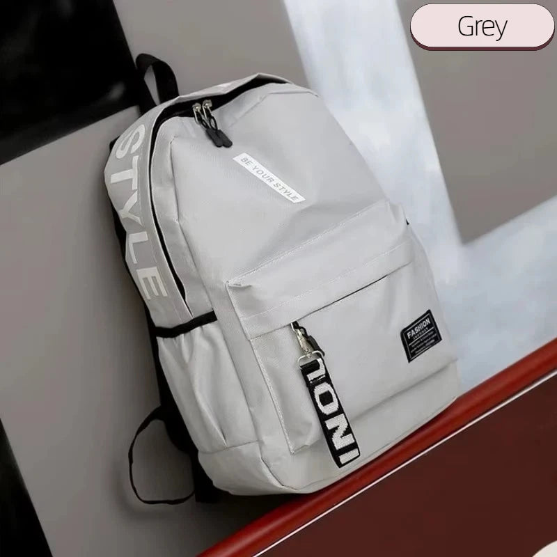 🎒 Sac à Dos Étudiant Tendance Grande Capacité – Style Coréen à Petit Prix