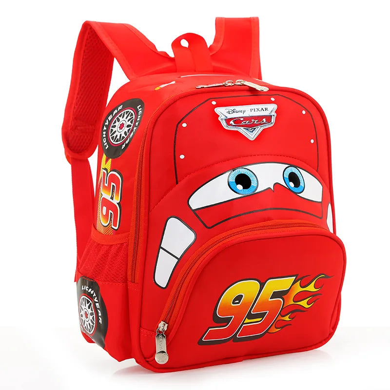 Sac à Dos Maternelle Disney Cars – Cartable Flash McQueen Enfant 3 à 6 Ans
