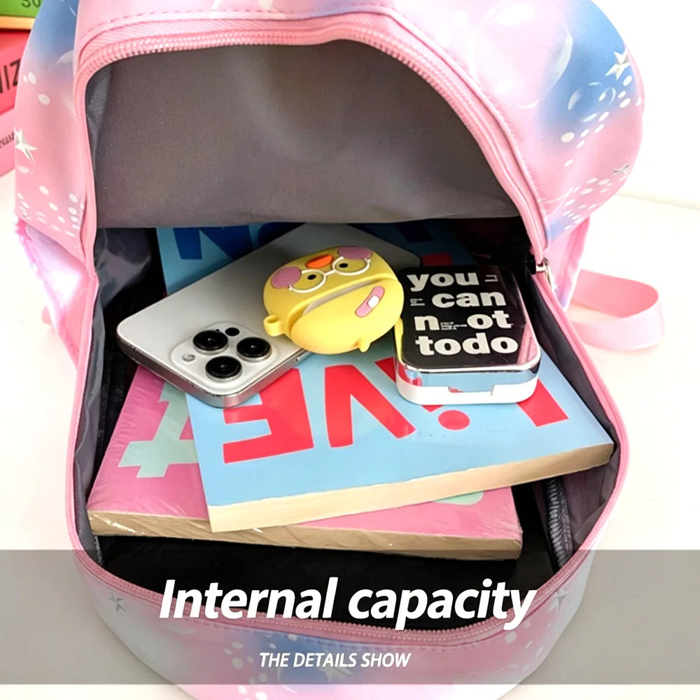 Sac à Dos Fille Demon Hunter – Sac Scolaire Anime Fantaisie Résistant et Tendance