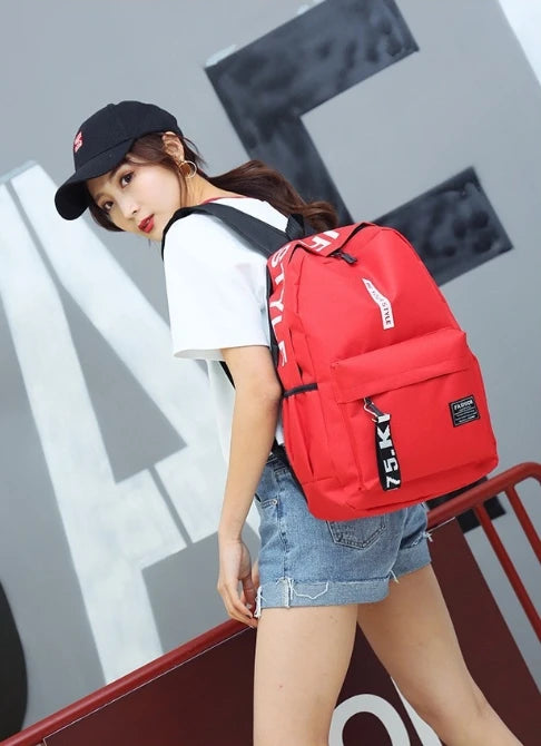 🎒 Sac à Dos Étudiant Tendance Grande Capacité – Style Coréen à Petit Prix
