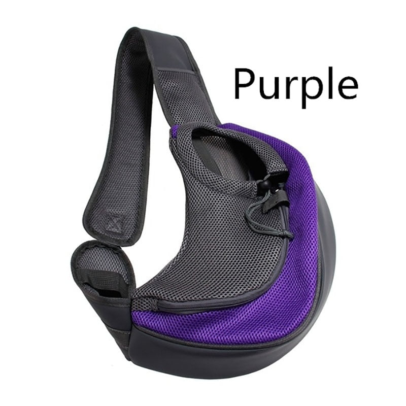 Sac bandoulière de transport pour chien