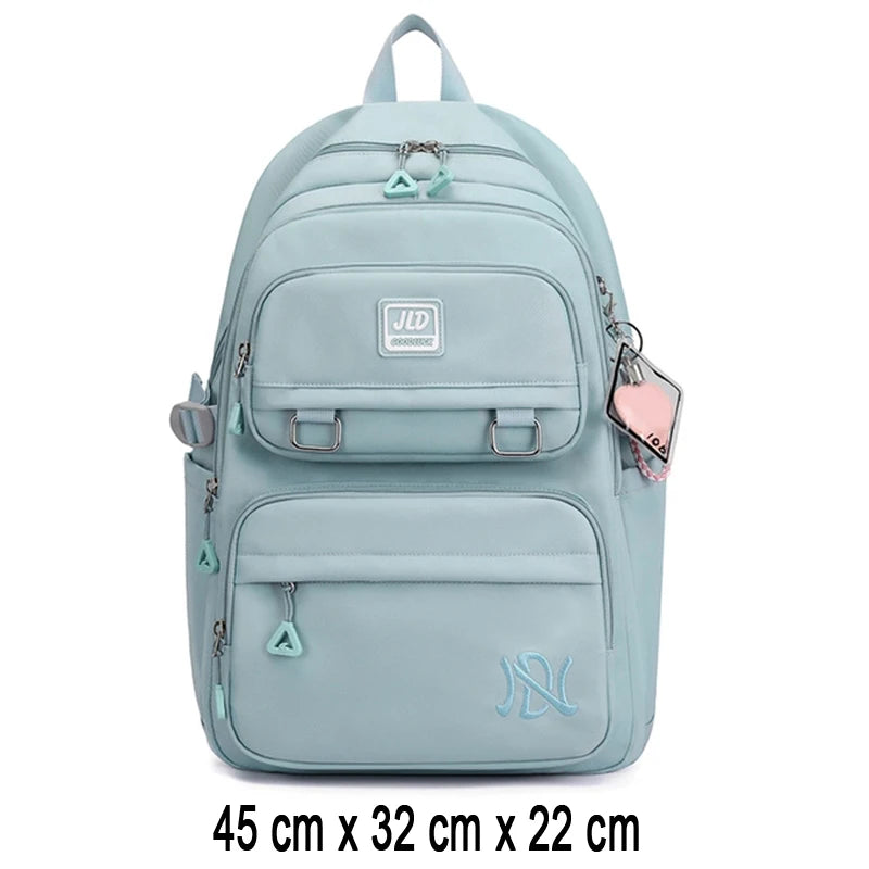 🎒Sac à Dos Fille Collège et Primaire – Cartable Scolaire Grande Capacité Rose | Bella™