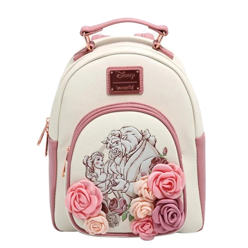 Sac à Dos Loungefly Disney La Belle et la Bête Rose – Édition Romance