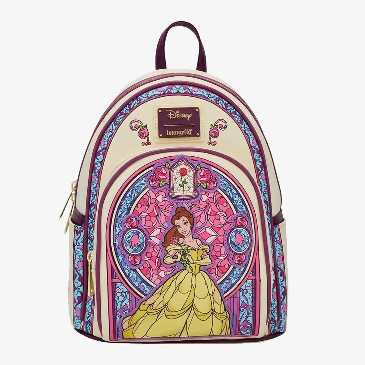  Sac à Dos Loungefly Disney Belle – La Belle et la Bête Édition Vitrail