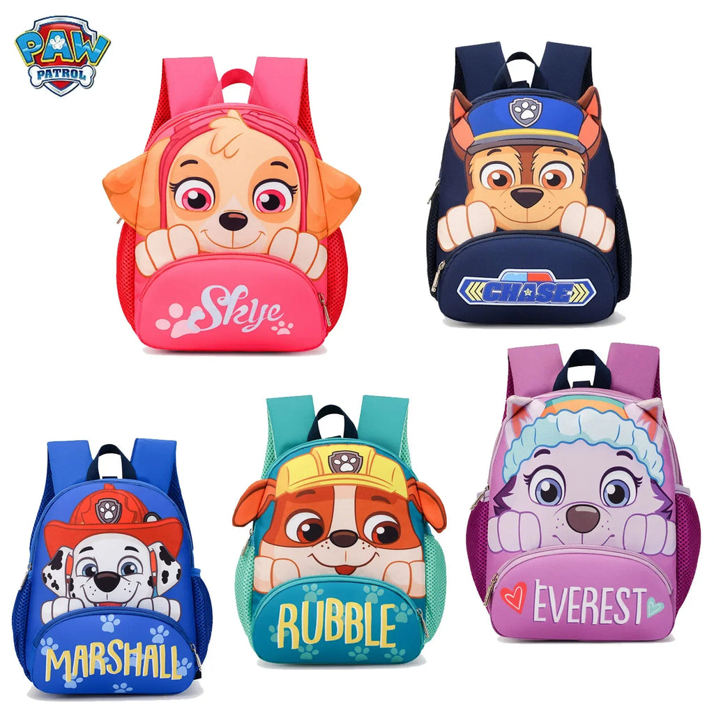 🐾 Sac à Dos Pat’ Patrouille Enfant – Petit Sac Maternelle Chase, Skye, Marshall, Everest et Rubble