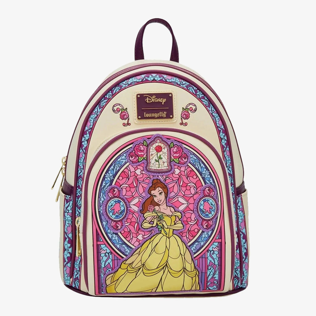  Sac à Dos Loungefly Disney Belle – La Belle et la Bête Édition Vitrail