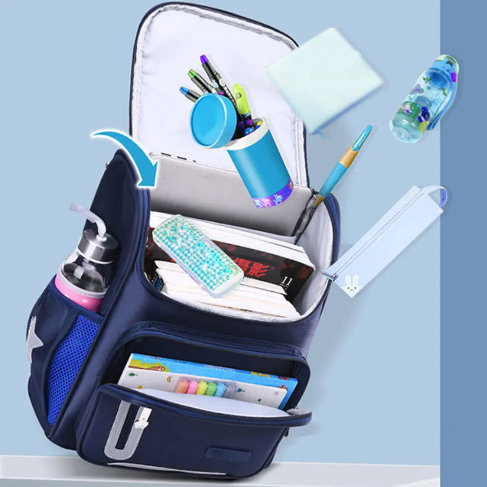 🎒 Sac à Dos Enfant Primaire avec Bandes Réfléchissantes – Cartable Léger et Résistant Fille & Garçon