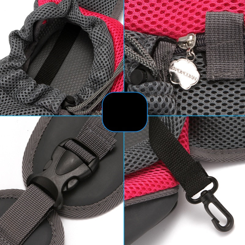 Sac bandoulière de transport pour chien
