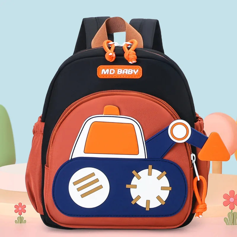 🚧 Sac à Dos Maternelle Camion de Chantier – Petit Sac Enfant 3 à 6 Ans