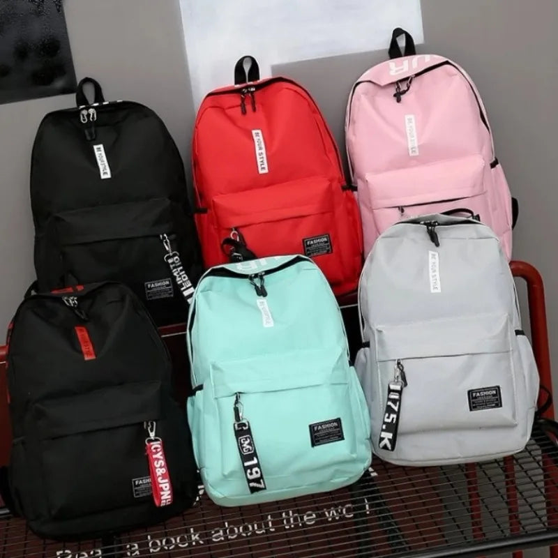 🎒 Sac à Dos Étudiant Tendance Grande Capacité – Style Coréen à Petit Prix