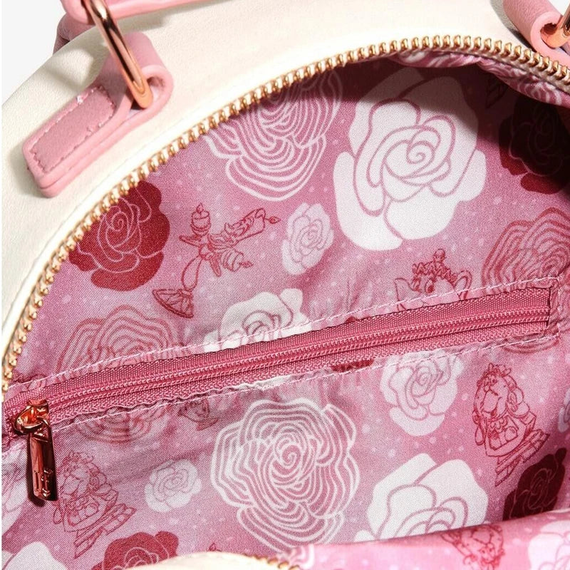 Sac à Dos Loungefly Disney La Belle et la Bête Rose – Édition Romance