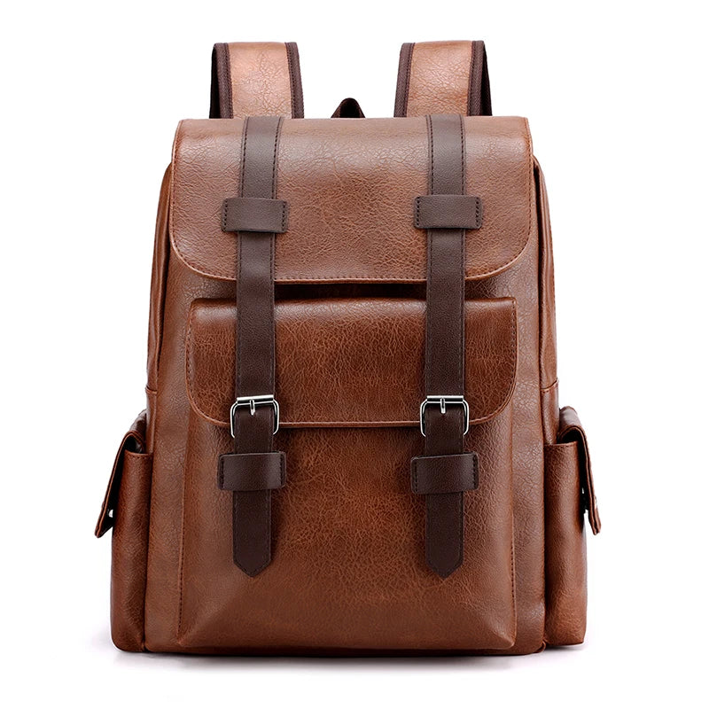 🎒 Sac à Dos Homme Cuir PU – Sac Ordinateur Portable Grande Capacité pour Bureau, Travail et Études | Urban™