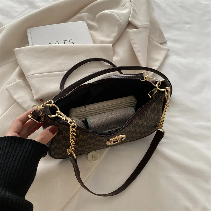 Sac à Main Femme Bandoulière – Petit Sac Chic Vintage en Cuir PU | Mila™