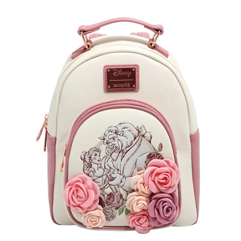 Sac à Dos Loungefly Disney La Belle et la Bête Rose – Édition Romance