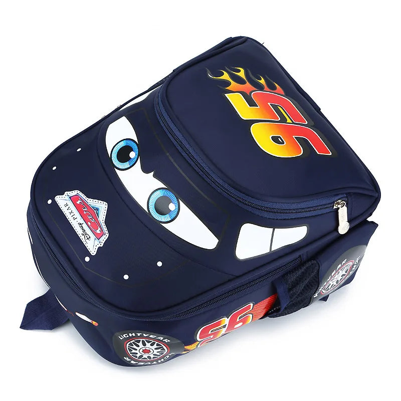 Sac à Dos Maternelle Disney Cars – Cartable Flash McQueen Enfant 3 à 6 Ans