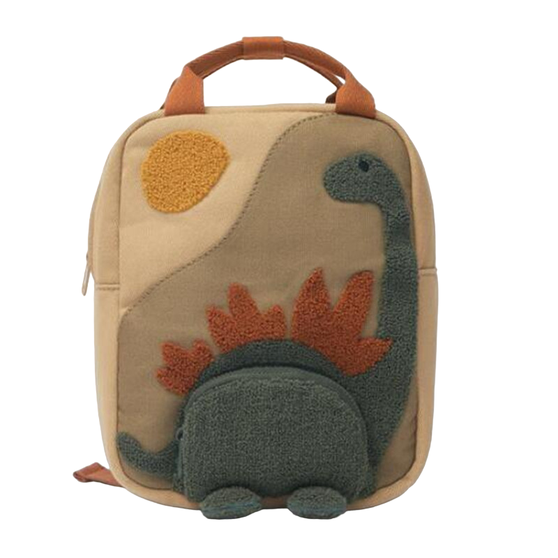 Cartable dinosaure maternelle dessin animé brodé