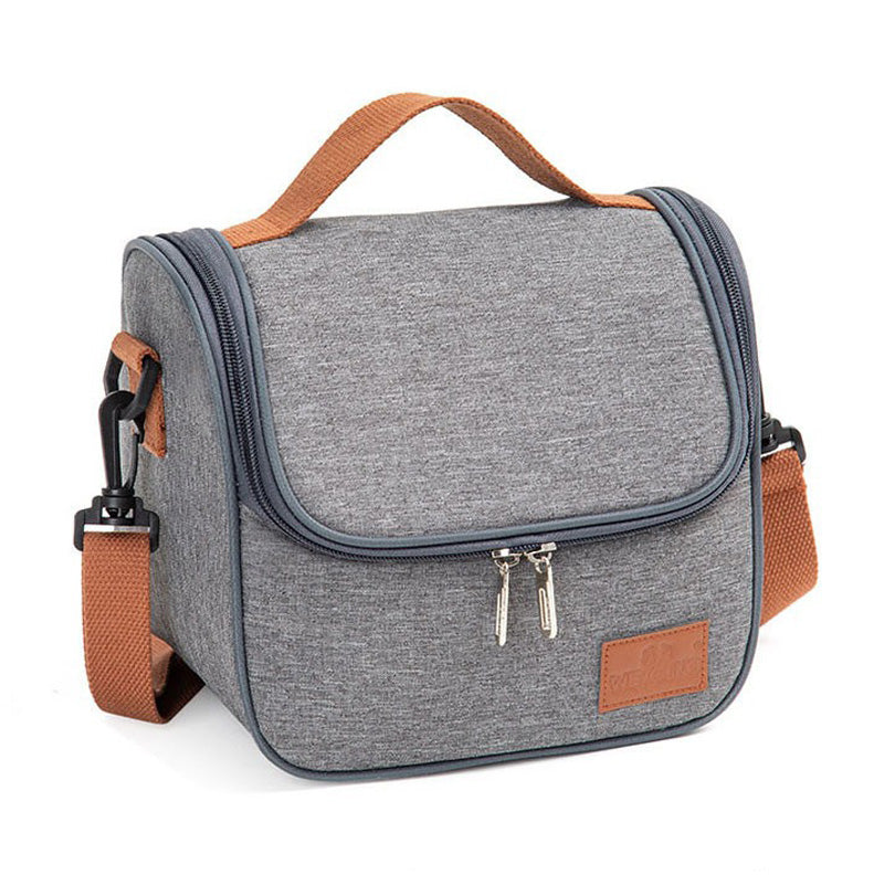 Sac isotherme repas bleu et marron