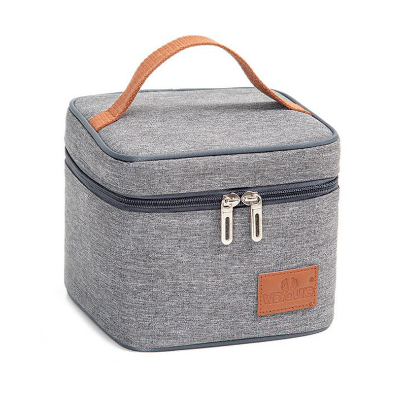 Sac isotherme repas bleu et marron