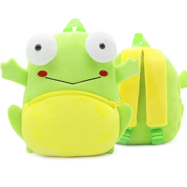 Cartable maternelle animaux en peluche