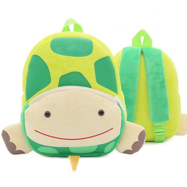 Cartable maternelle animaux en peluche