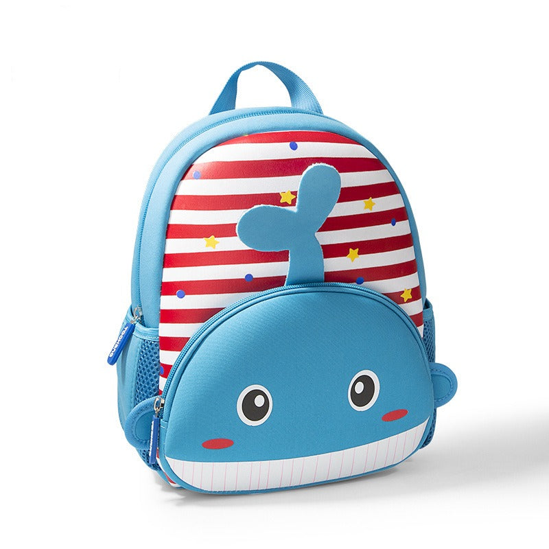 Sac à dos Maternelle Animaux Rayé – Fun, Confort et Praticité pour les Premières Aventures Scolaires