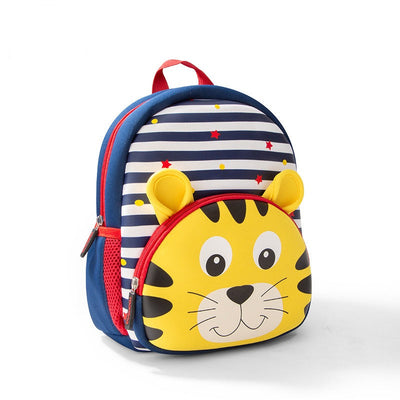 Cartable maternelle animaux rayé