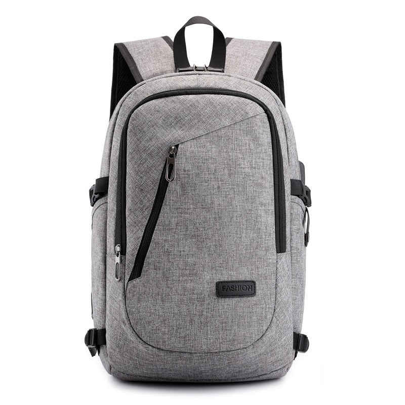 Sac à dos anti-vol décontracté avec chargeur USB