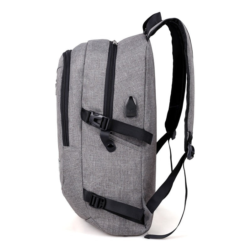 Sac à dos anti-vol décontracté avec chargeur USB